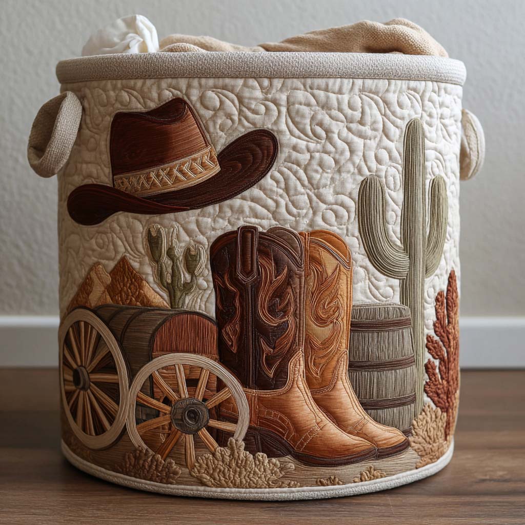 Spirit of the Wild West Laundry Basket