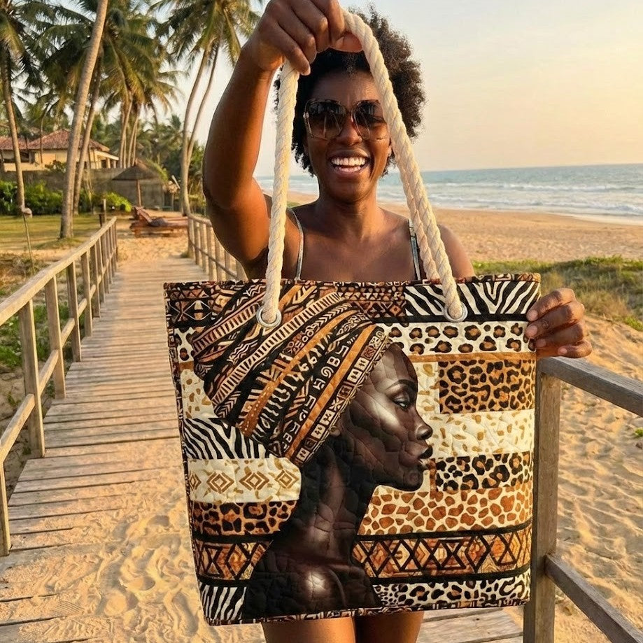 Melanin Queen Beach Bag